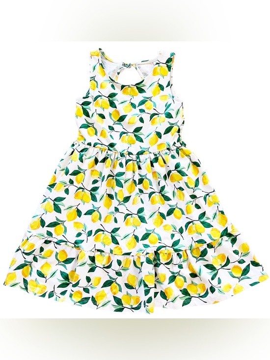 Janie and Jack Other - Janie and Jack White Lemon Print Sundress with Yellow and Green